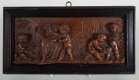 Lot 332 - A 19th century Florentine carved walnut...