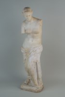 Lot 351 - An Italian carved alabaster figure after the...