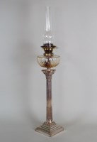 Lot 370 - A late Victorian electro plated and cut glass...