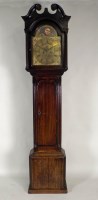 Lot 372 - A George III mahogany eight day long case...