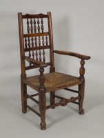 Lot 406 - A 19th century Lancashire ash wood carver...