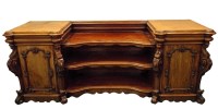 Lot 429 - A mid Victorian mahogany inverted breakfront...