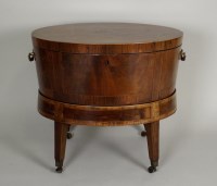Lot 444 - A George III mahogany rosewood crossbanded...