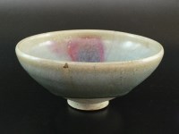 Lot 57 - A Chinese Jun ware bowl, possibly Song Dynasty,...