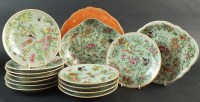 Lot 64 - A collection of Chinese celadon-ground wares,...