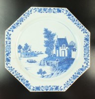 Lot 68 - A Chinese blue and white porcelain charger,...