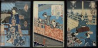 Lot 187 - Utagawa Yoshifusa, (active 1837-1860) Standing...