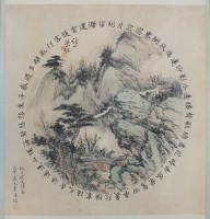 Lot 197 - Chinese School Hanging scroll, ink on paper,...