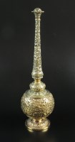 Lot 227 - A Persian gilt brass rose water sprinkler, in...