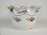 Lot 13 - A Sevres style single-flower monteith, 19th...
