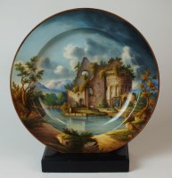 Lot 18 - A K.P.M Berlin porcelain wall plate, late 19th...