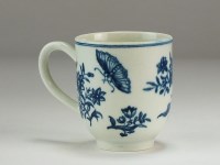 Lot 29 - A Worcester porcelain coffee cup, circa 1765,...