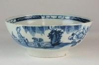 Lot 40 - A blue and white Delft bowl, probably...