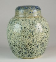 Lot 46 - A Ruskin ginger jar and cover, dated 1922,...