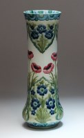Lot 66 - A William Moorcroft florian vase, dated 1913,...