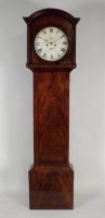 Lot 187 - A mid 19th century mahogany eight day longcase...