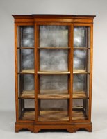 Lot 203 - A late 19th century satinwood crossbanded,...