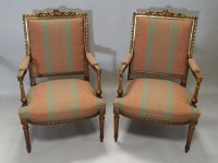 Lot 224 - An early 20th century Louis XVI style giltwood...