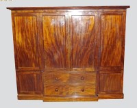 Lot 235 - An early 19th century mahogany, break-front...