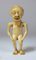 Lot 13 - A Songye tribe carved ivory figure, Congo,...