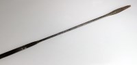 Lot 42 - A 19th century East African spear with leather...