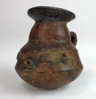 Lot 44 - A Central American pre-Columbian style painted...