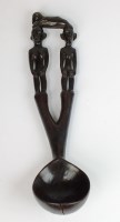 Lot 52 - A large Philippines Ifuago carved wooden...