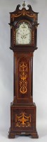 Lot 170 - A mahogany and marquetry eight day longcase...