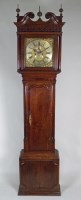 Lot 182 - An early 19th century oak crossbanded mahogany...