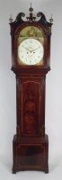 Lot 184 - A 19th century mahogany eight day longcase...