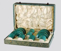 Lot 59 - An early 20th century cased coffee service,...