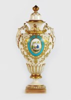 Lot 60 - A Royal Worcester vase and cover, shape 1937,...
