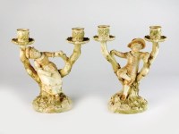 Lot 90 - A pair of James Hadley for Royal Worcester...