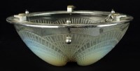 Lot 100 - A Rene Lalique 'Coquilles' pattern ceiling...