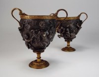 Lot 117 - A pair of 19th century continental parcel gilt...