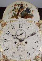 Lot 156 - A late George III oak eight day longcase clock,...