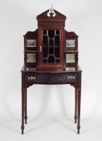 Lot 187 - an early 20th century mahogany Chippendale...