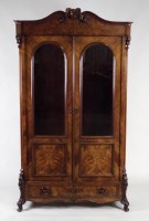 Lot 189 - A mid 19th century continental walnut floor...