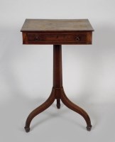Lot 199 - An George III mahogany pedestal occasional...