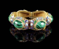 Lot 140 - A Chinese silver gilt filigree, enamel and...