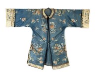 Lot 223 - A Chinese silk robe, early 20th century, of...