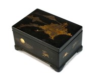 Lot 248 - A Japanese shakudo box, Meiji/Taisho period,...