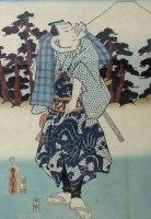 Lot 255 - Utagawa Kunisada (Toyokuni III) 1786-1865, A...