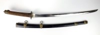 Lot 258 - A Japanese Katana, mid Meiji period, the saya...