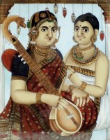 Lot 274 - Indian School, 19th century, portrait of two...