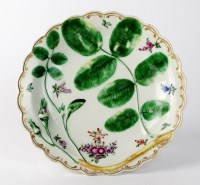 Lot 59 - A Worcester Blind Earl pattern plate, circa...