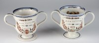 Lot 64 - Two early 19th century frog mugs, 'John Mytton,...