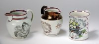 Lot 73 - Three lustre British commemoratives to include...