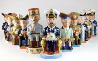 Lot 99 - A full set of Wilkinson's Character jugs...