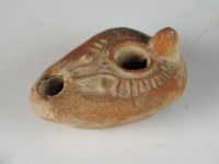 Lot 114 - A Roman/early Byzantine oil lamp, circa 5/6th...